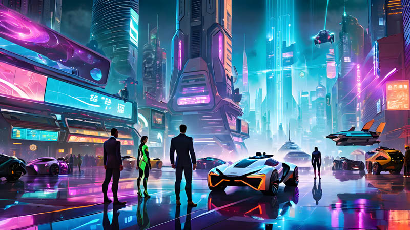 Neon Cyber City II