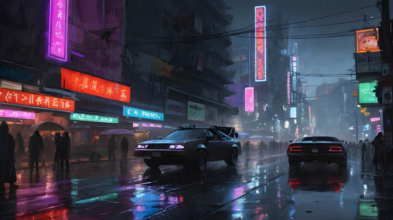 Neon Cyber City IV