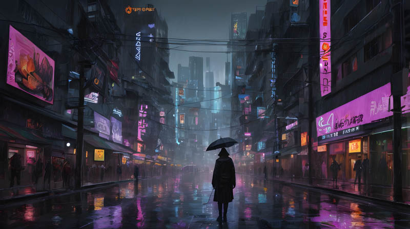 Neon Cyber City V