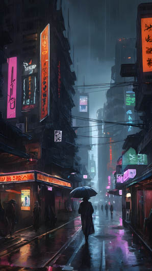 Neon Cyber City VI